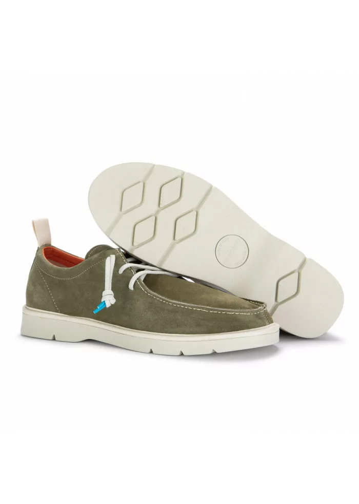PANCHIC | SCARPE ALLACCIATE CAMOSCIO VERDE SALVIA Offerte giornaliere