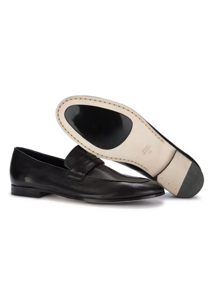 MANOVIA 52 | MOCASSINI PELLE NAPPA NERO Offerte speciali