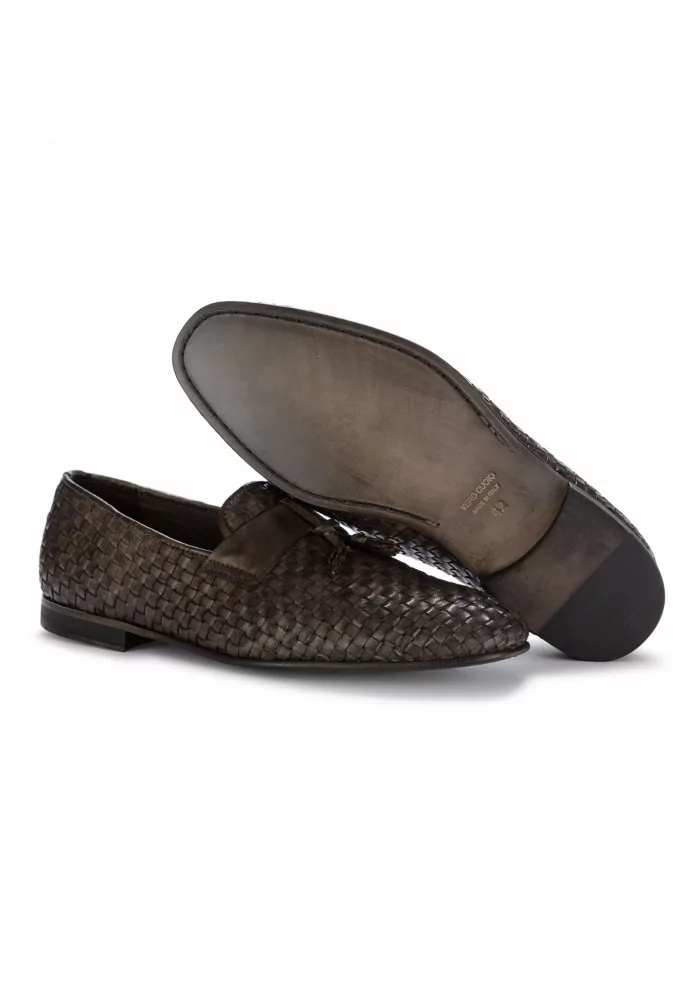 PAWELK'S | MOCASSINI INTRECCIO TUFF PELLE MARRONE Sconti VIP