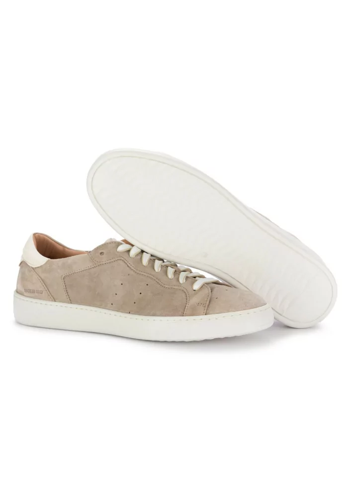 MANOVIA 52 | SNEAKERS WATER PELLE SCAMOSCIATA BEIGE Super Saving Price