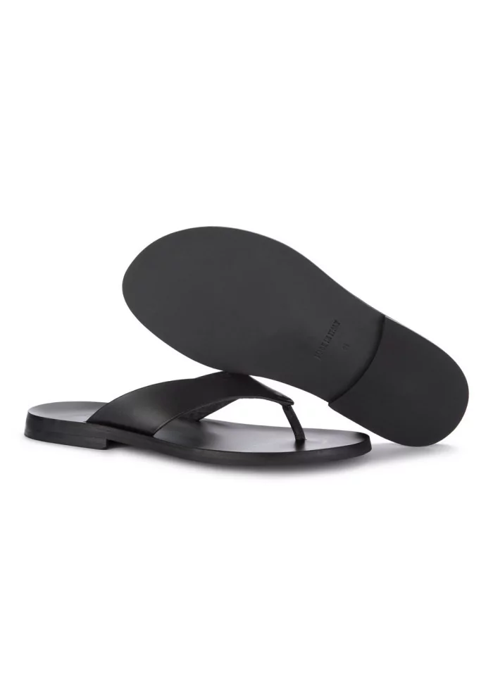 MANOVIA 52 | SANDALI INFRADITO PELLE NERO Offerta settimanale