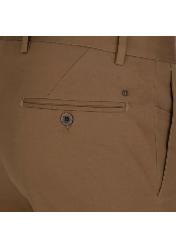 OUT/FIT | PANTALONI SOLDI COTONE MARRONE TABACCO Rilascio limitato
