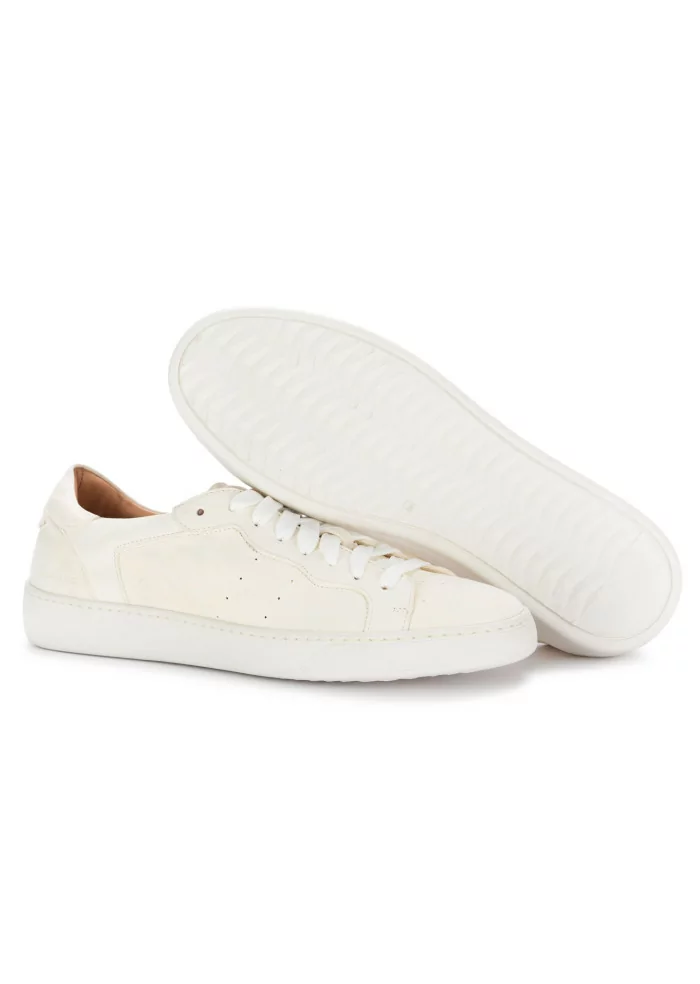 MANOVIA 52 | SNEAKERS WATER PELLE SCAMOSCIATA BIANCO Ultimi tre giorni