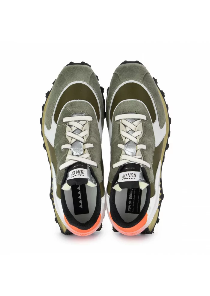 RUN OF | SNEAKERS BODRUM HELLMUT VERDE BIANCO Ultimo giorno