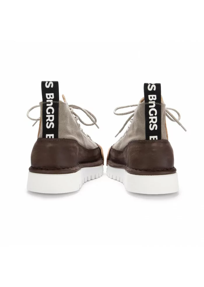BNG REAL SHOES | SNEAKERS LA MOKA CANVAS HIGH MARRONE CACHI Fino al 50% di sconto