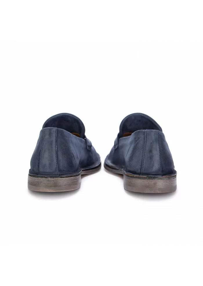 MOMA | MOCASSINI OLIVER WATER SCAMOSCIATO BLU NAVY Discount Store per i nuovi prodotti