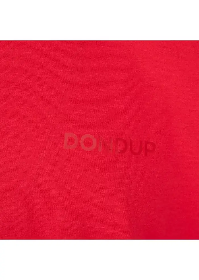 DONDUP | T-SHIRT REGULAR LOGO ROSSO Duty-free