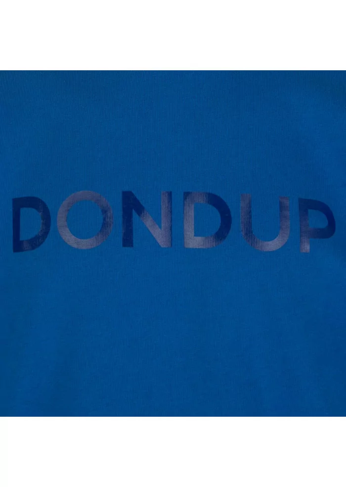 DONDUP | FELPA REGULAR LOGO BLU 50% di sconto per tempo limitato