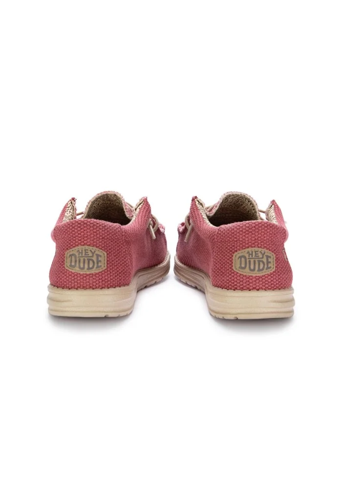 HEY DUDE | SCARPE BASSE WALLY BRAIDED ROSSO Promozione