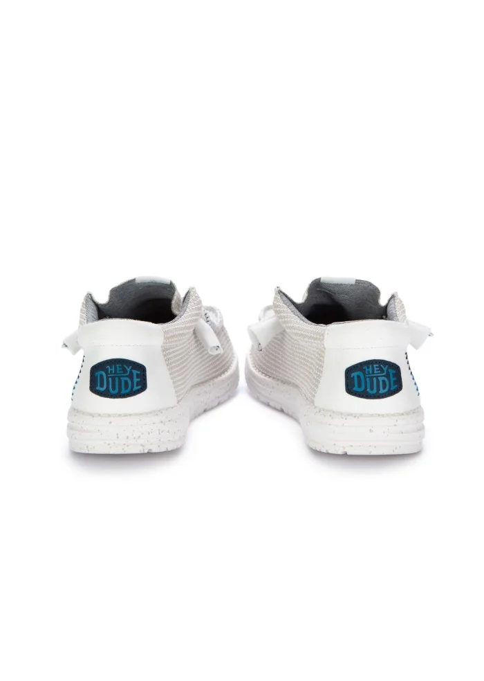 HEY DUDE | SCARPE BASSE WALLY SPORT MESH BIANCO Spedizione Gratuita