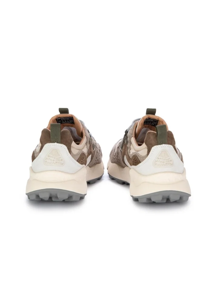 FLOWER MOUNTAIN | SNEAKERS YAMANO 3 BEIGE MARRONE Pezzi Unici