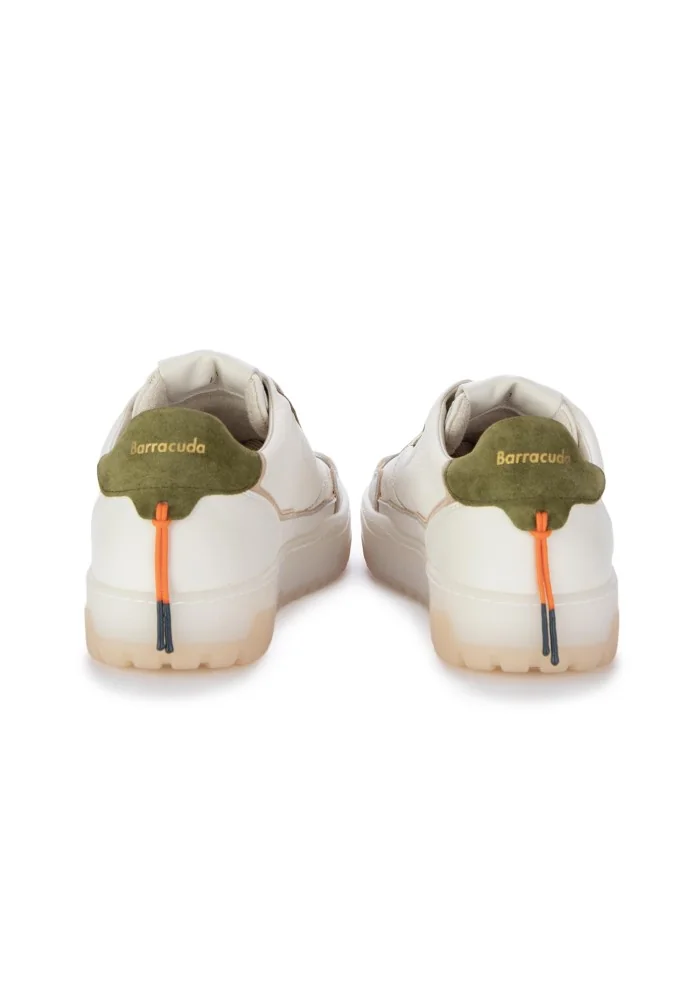 BARRACUDA | SNEAKERS EARVING BIANCO BEIGE VERDE Soddisfazione Garantita