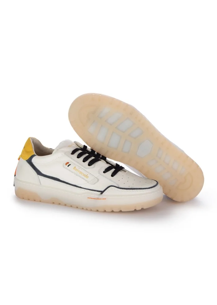 BARRACUDA | SNEAKERS EARVING BIANCO BLU GIALLO Consegna Veloce