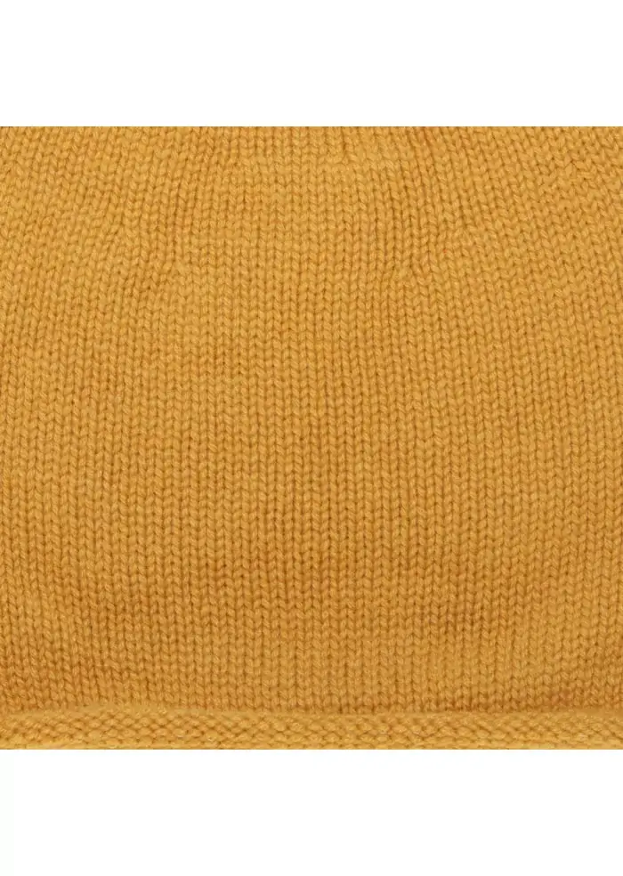 RIVIERA CASHMERE | BERETTO CASHMERE RASATO GIALLO Convenienza