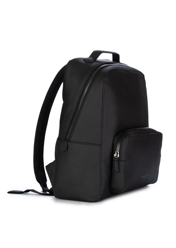 GIANNI CHIARINI | ZAINO PELLE MARTELLATA NERO Saldi