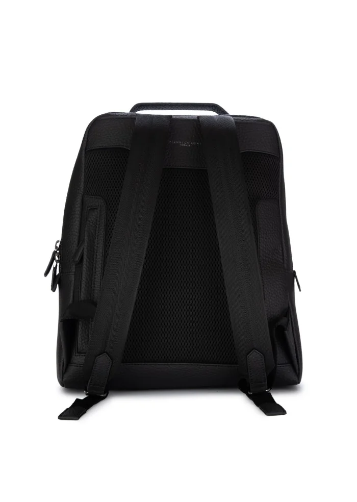GIANNI CHIARINI | ZAINO PELLE MARTELLATA NERO Saldi