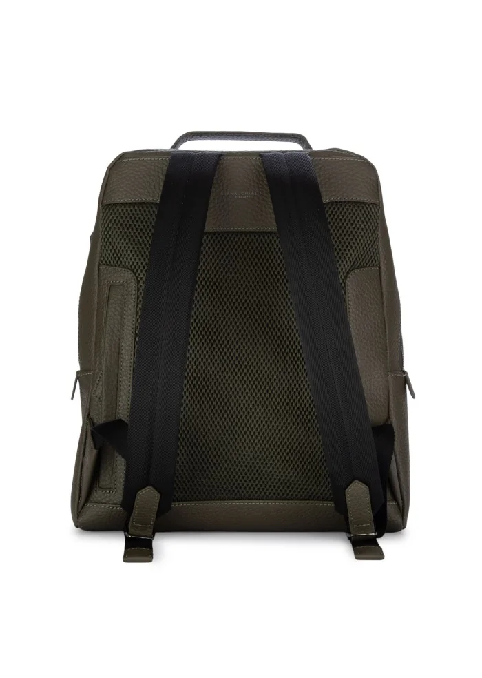 GIANNI CHIARINI | ZAINO PELLE MARTELLATA VERDE MILITARE Hotsell