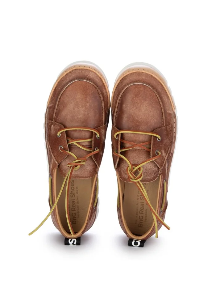 BNG REAL SHOES | SCARPE BASSE LA NAUTICA MARRONE Spedizione gratuita