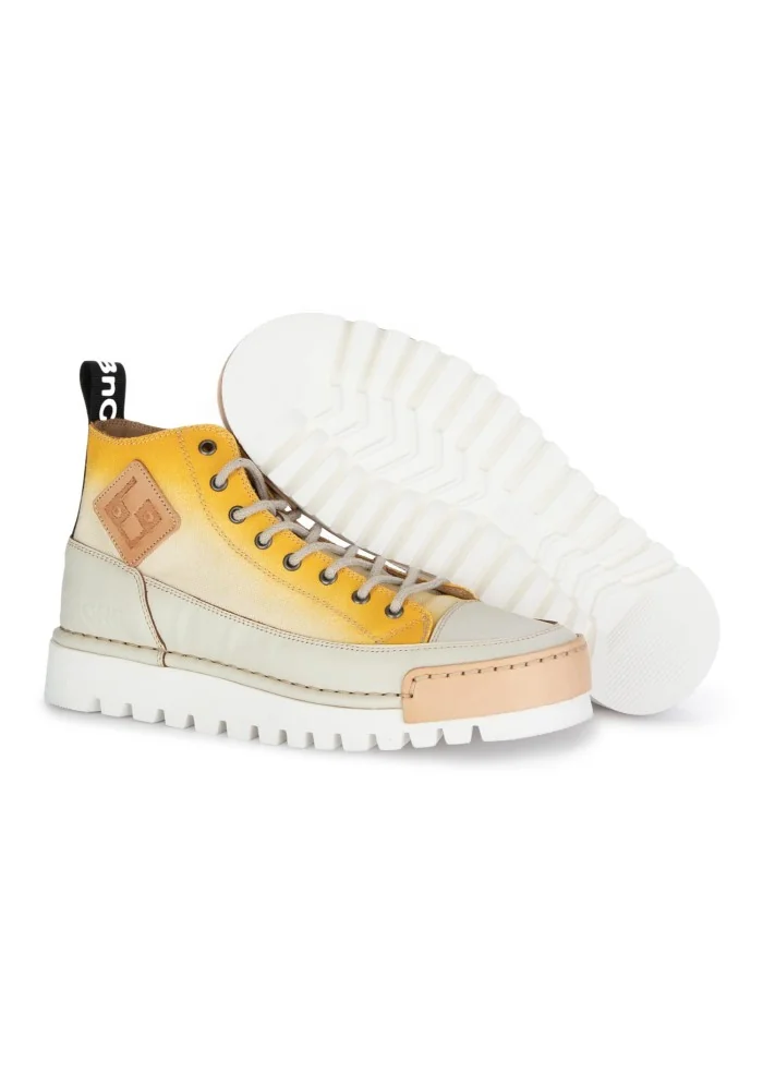 BNG REAL SHOES | SNEAKERS LA SFUMATA GIALLO BIANCO Sconto di tempo limitato