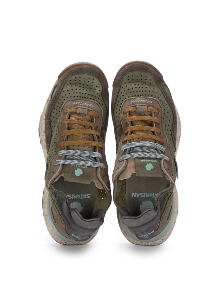 SATORISAN | SNEAKERS CHACRONA VERDE MARRONE Offerta speciale