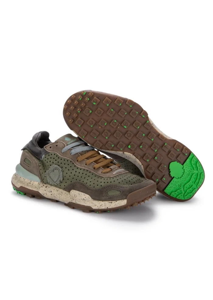 SATORISAN | SNEAKERS CHACRONA VERDE MARRONE Offerta speciale