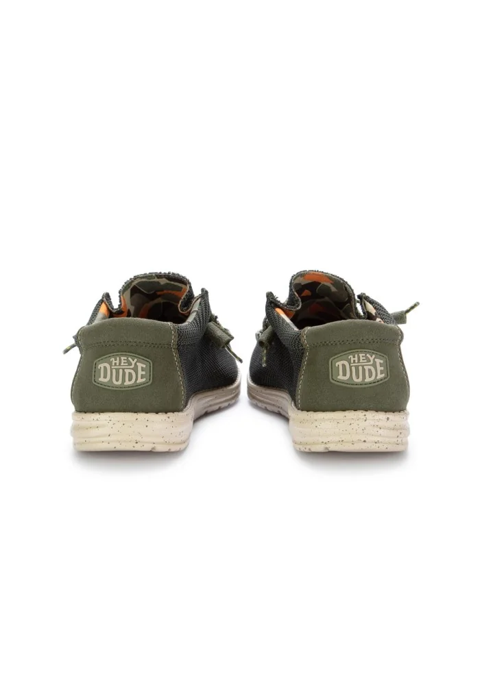 HEY DUDE | SCARPE BASSE WALLY SOX STITCH VERDE Grande vendita
