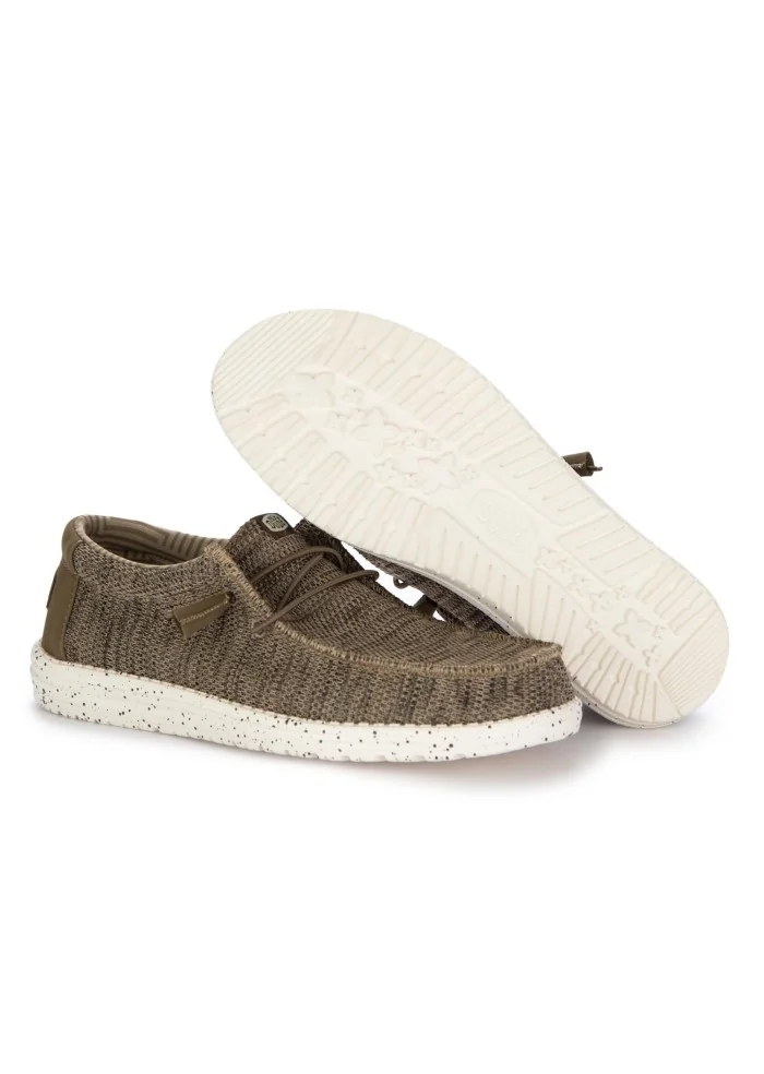 HEY DUDE | SCARPE BASSE WALLY SOX MARRONE Flash Sale