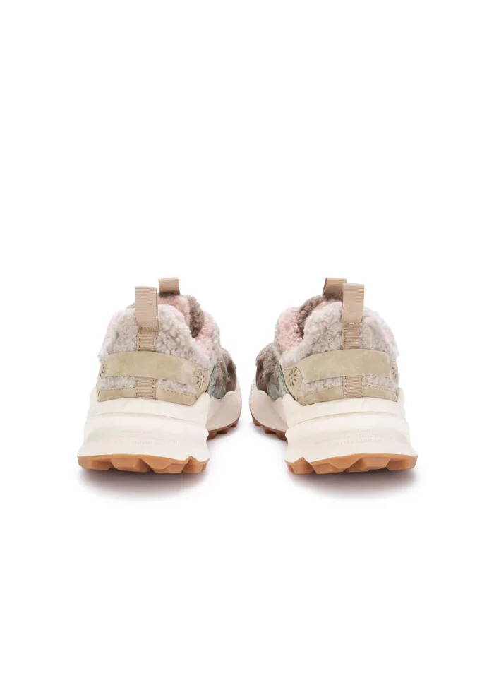 FLOWER MOUNTAIN | SNEAKERS KOTETSU TEDDY MARRONE ROSA Smaltimento dello stoccaggio
