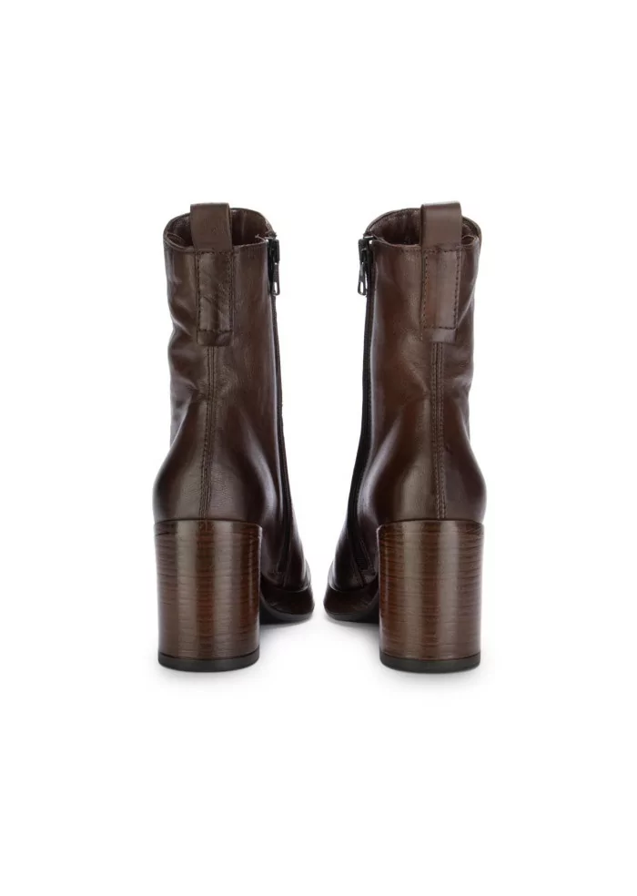 MJUS | STIVALETTI CON TACCO PELLE MARRONE CIOCCOLATO Offerte esclusive