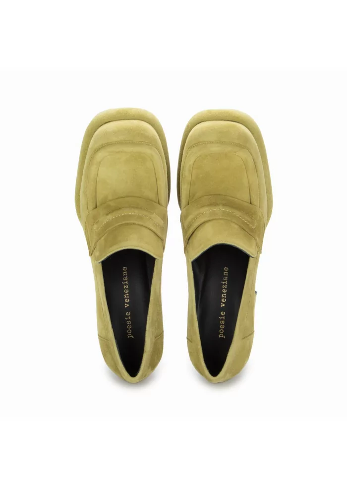 POESIE VENEZIANE | SCARPE TACCO CAMOSCIO VERDE PISTACCHIO Nuovi prodotti