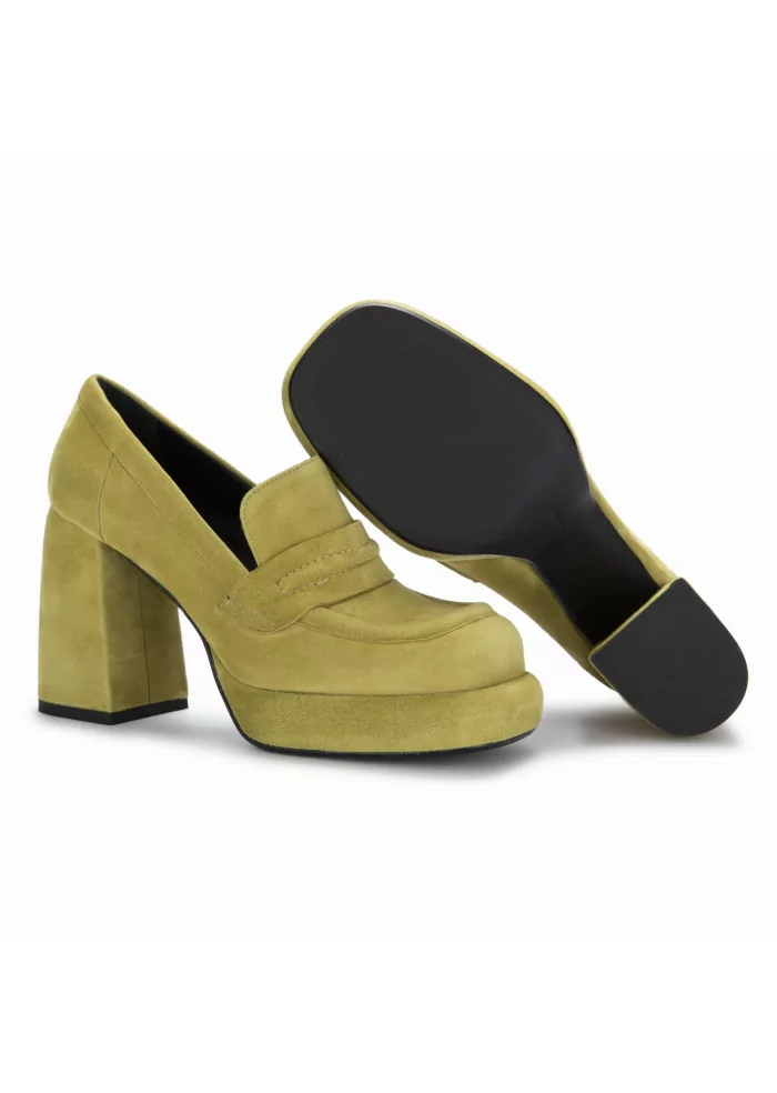 POESIE VENEZIANE | SCARPE TACCO CAMOSCIO VERDE PISTACCHIO Nuovi prodotti