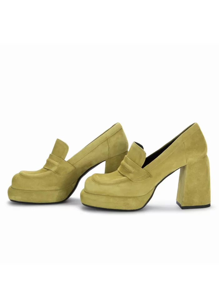 POESIE VENEZIANE | SCARPE TACCO CAMOSCIO VERDE PISTACCHIO Nuovi prodotti