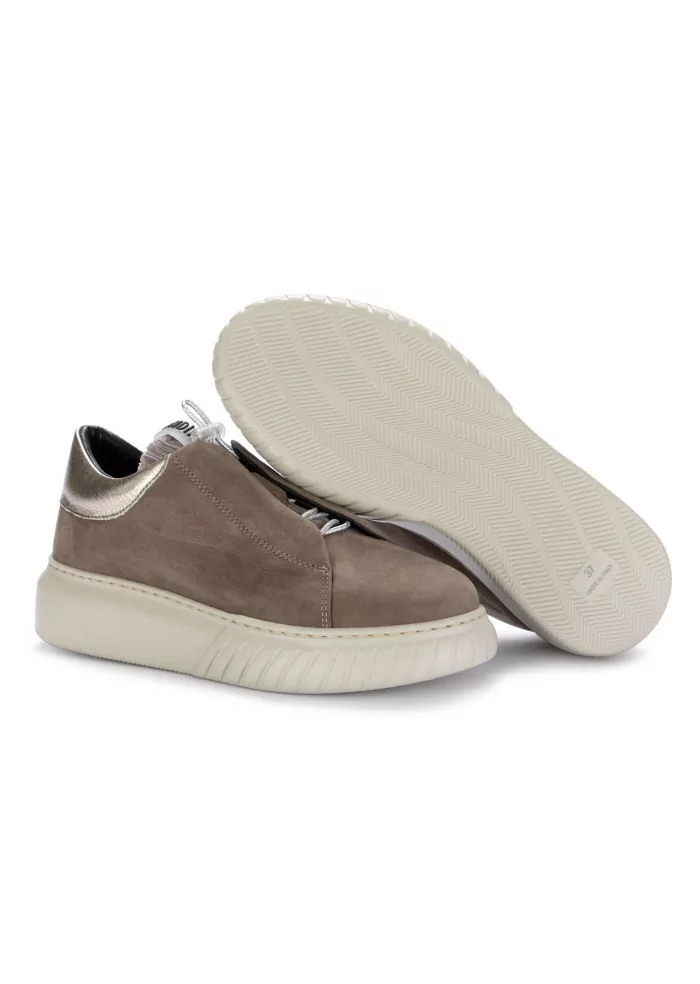 ANDIA FORA | SNEAKERS LIBI PY PELLE NABUK GRIGIO SMOG Prezzo basso