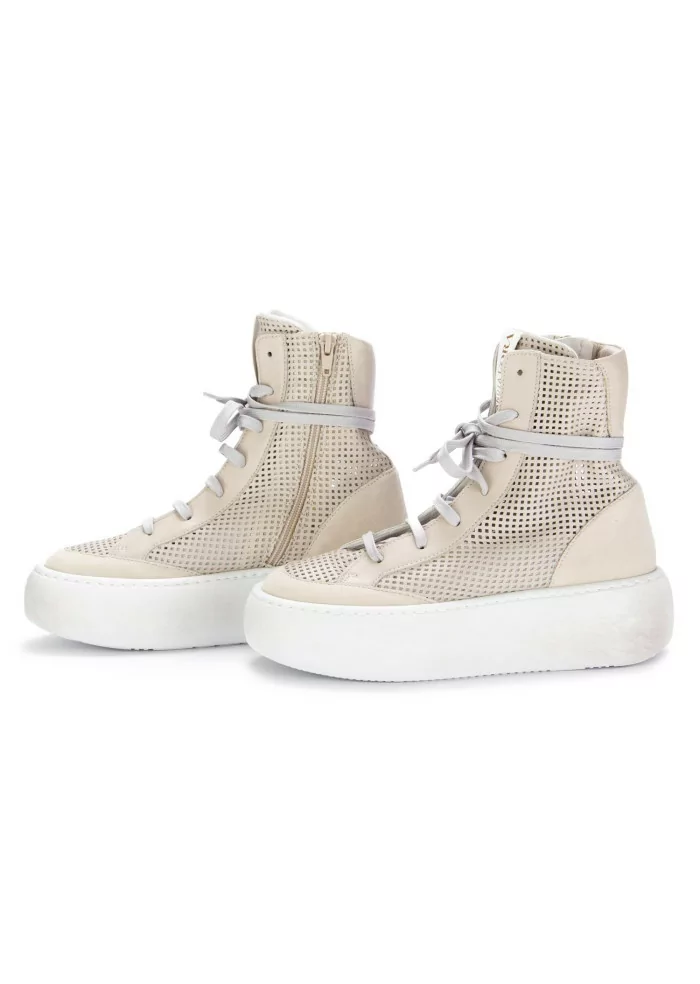 ANDIA FORA | STIVALI EILON SQ PELLE BEIGE Rilascio limitato