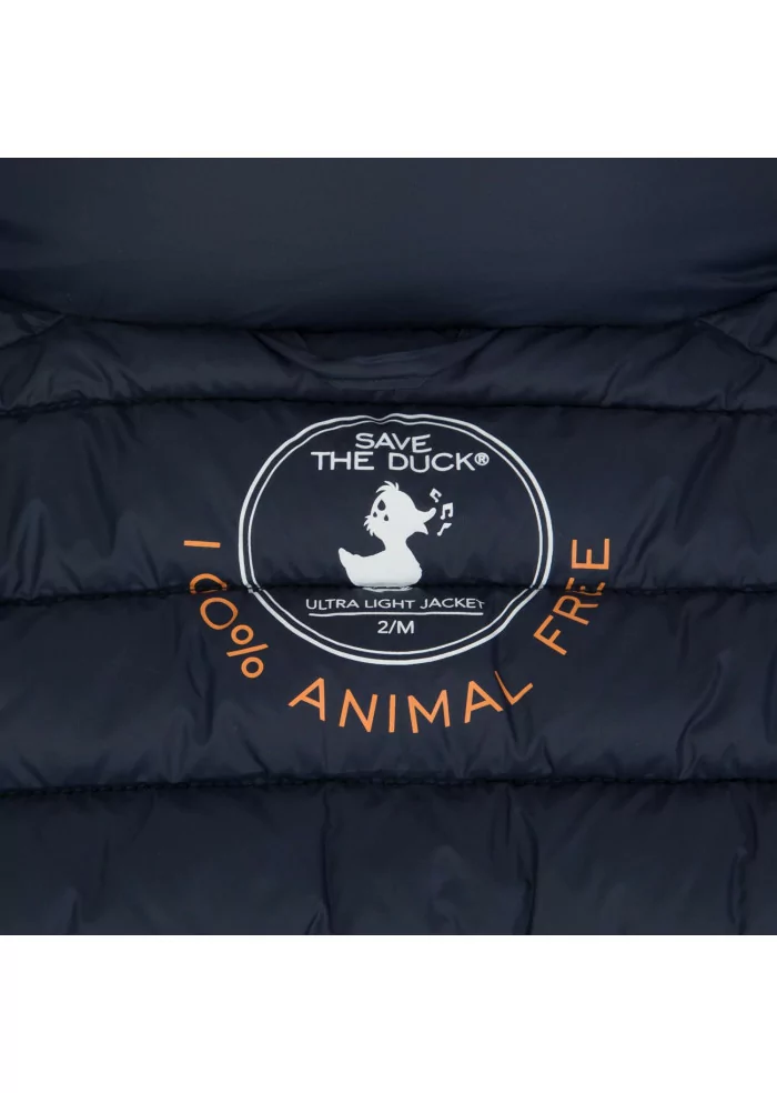 SAVE THE DUCK | GILET GIGA01 CHARLOTTE BLU Fino al 50% di sconto
