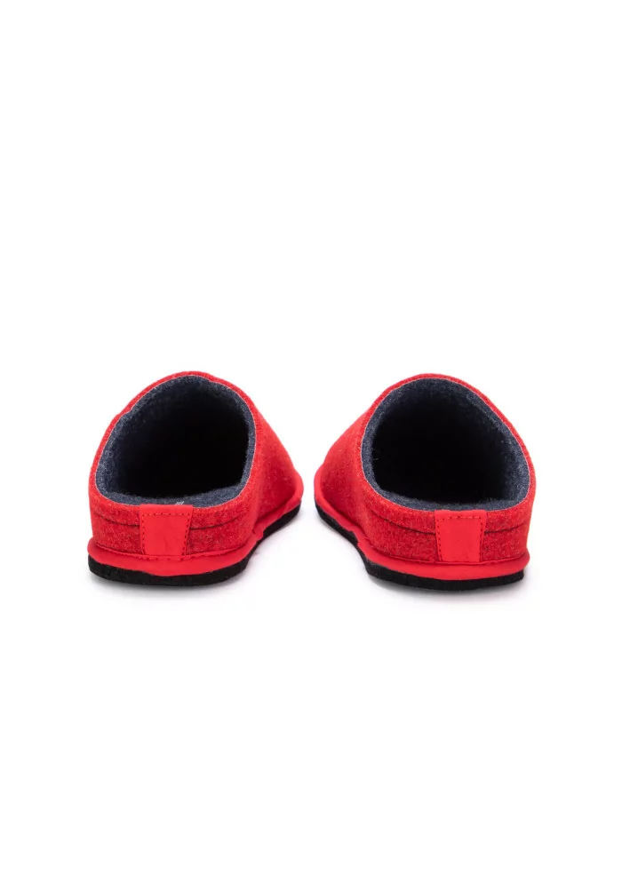 LÖWENWEISS | PANTOFOLE FELTRO DI LANA ROSSO BLU Fino al 65% di sconto