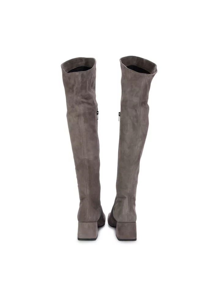 MA+DE 94 | STIVALI ALTI CAMOSCIO TAUPE Super sconto