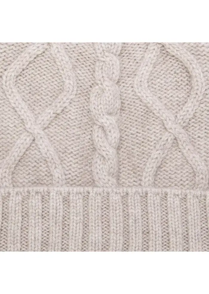 RIVIERA CASHMERE | BERRETTO WAFFLE BEIGE Black Friday Prezzi