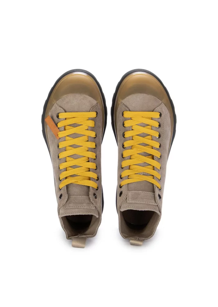 PANCHIC | STIVALETTI ALLACCIATI CAMOSCIO GRIGIO CHIARO Italy