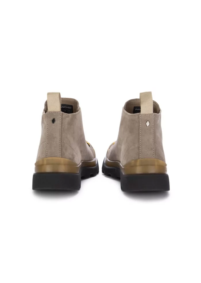 PANCHIC | STIVALETTI ALLACCIATI CAMOSCIO GRIGIO CHIARO Italy