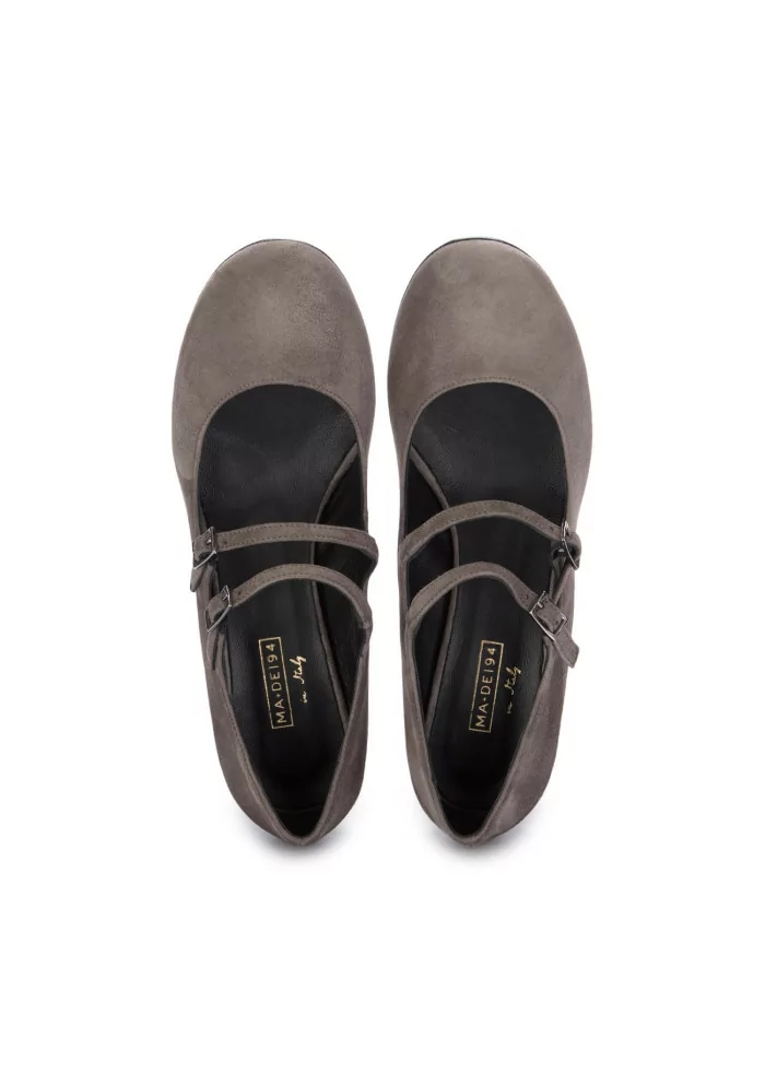 MA+DE 94 | SCARPE TACCO CAMOSCIO GRIGIO Acquista Ora