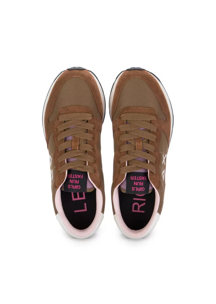 SUN68 | SNEAKERS ALLY SOLID NYLON MARRONE Consegna Veloce