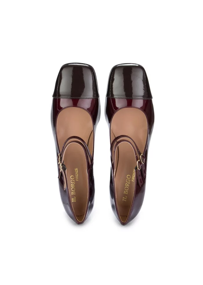 IL BORGO FIRENZE | SCARPE CON TACCO MARRONE BORDEAUX Affare Del Giorno