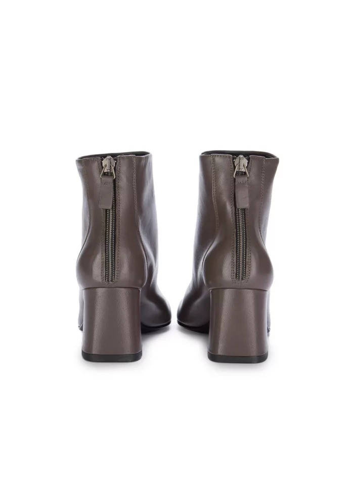 MA+DE 94 | STIVALETTI TACCO NAPPA MARRONE FANGO Prezzo Ridotto