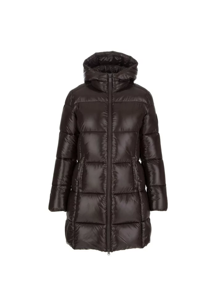 SAVE THE DUCK | PIUMINO LUCK17 INES MARRONE SCURO Presa