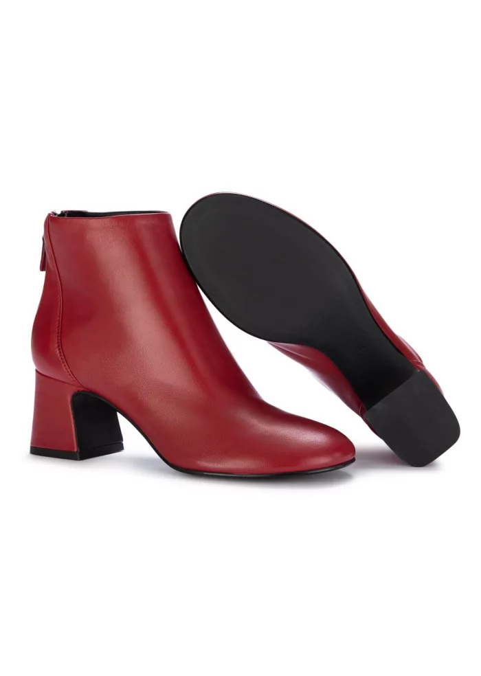 MA+DE 94 | STIVALETTI TACCO NAPPA ROSSO Sconto