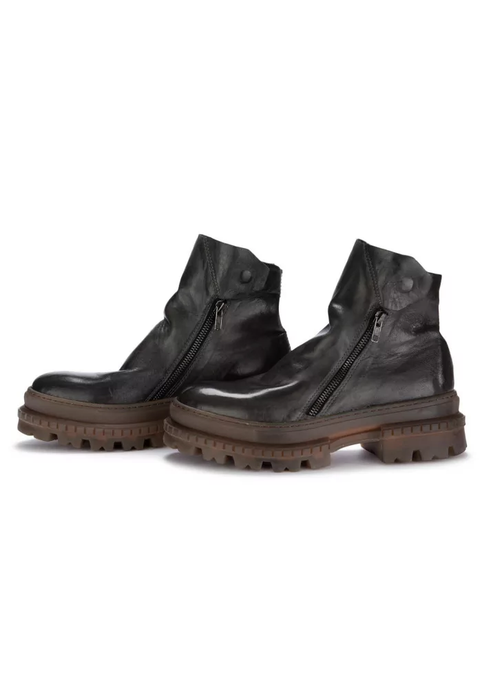 PAWELK'S | STIVALETTI CRUST ZIP MARRONE FANGO Offerte