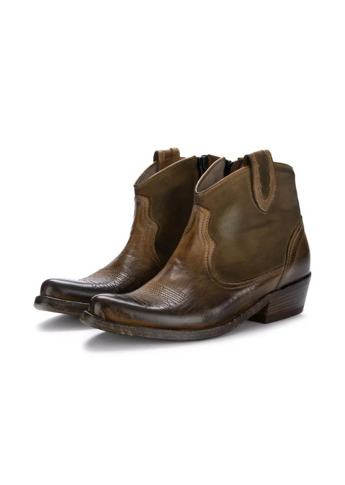 KEEP | STIVALETTI COWBOY CRUST MARRONE Vendite Flash