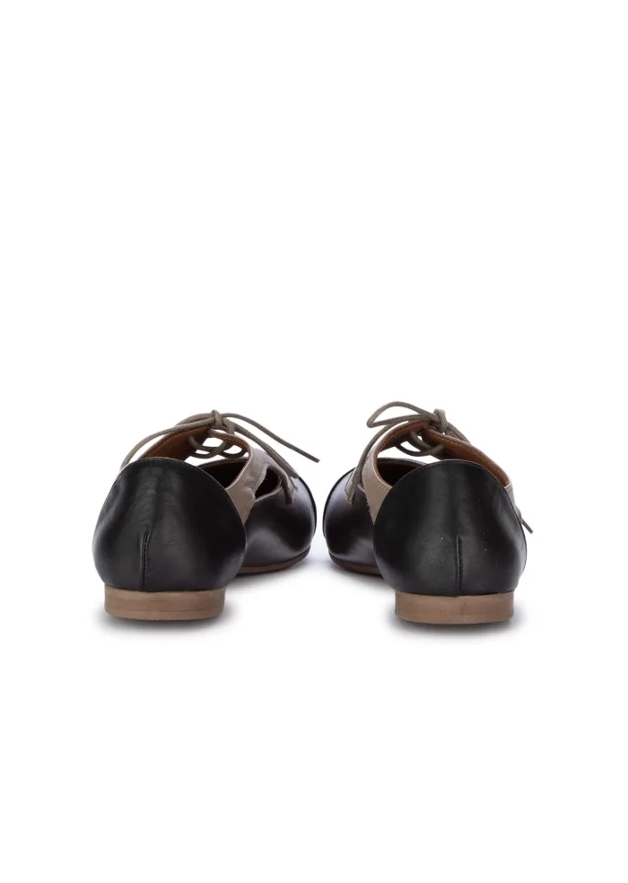 BUENO | SCARPE BASSE A PUNTA NERO ARGENTO TORTORA Flash Sale