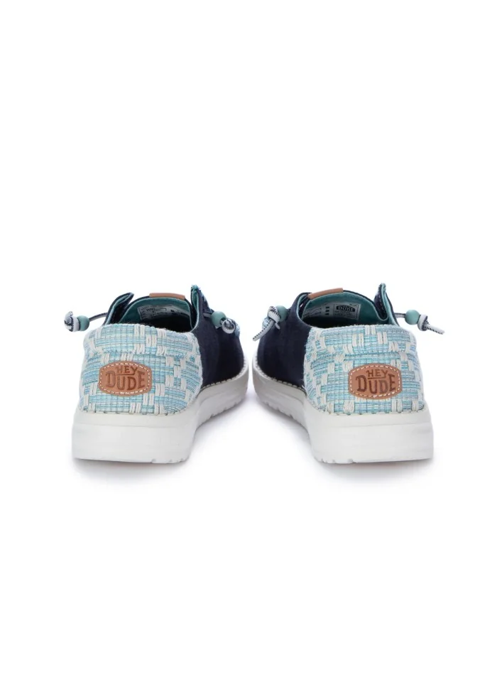 HEY DUDE | SCARPE BASSE WENDY FUNK JACQUARD BLU Cyber Monday